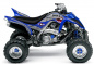 Preview: War Machine Hintergrund = Blau, Designfarbe = Grau für Yamaha Raptor YFM 700R up 2013+